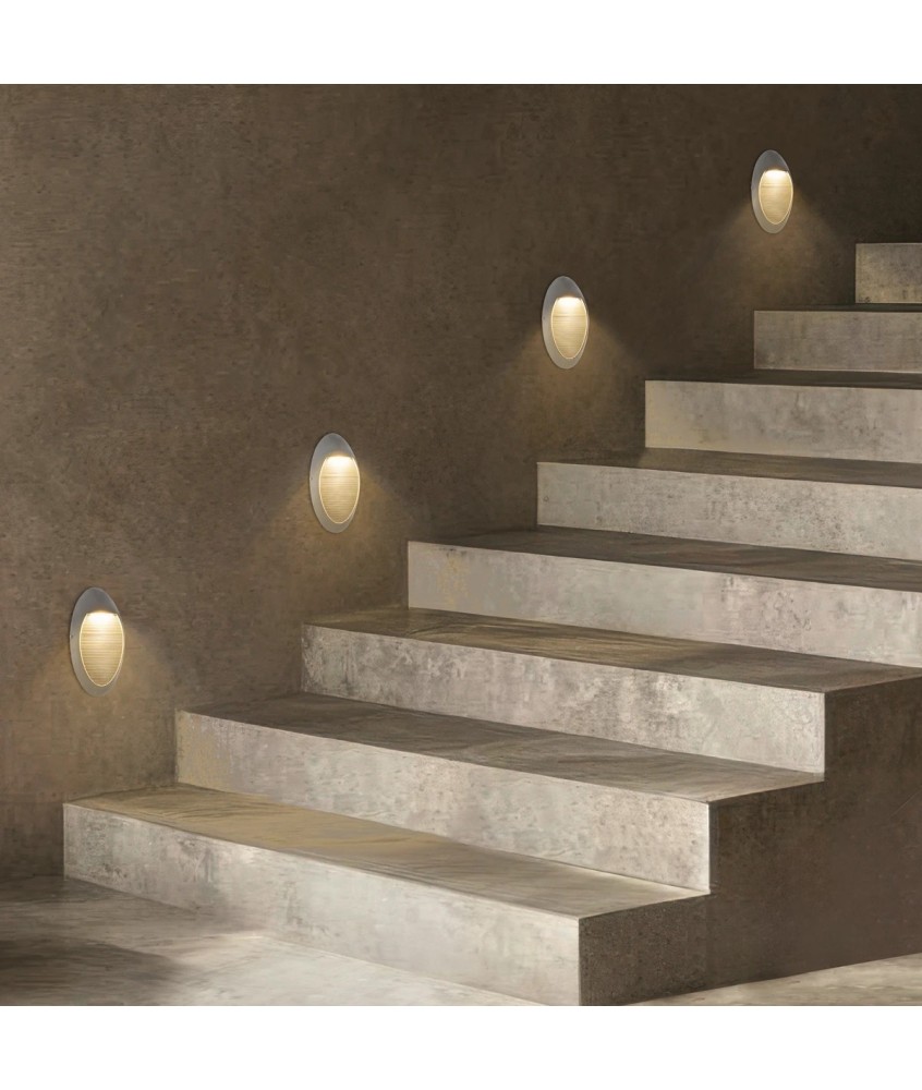 kelvo® STEPART KLV-101-0102 Φωτιστικό Σκαλοπατιού - Διαδρόμου LED 3W 375lm 45° AC 220-240V Αδιάβροχο IP65 Θερμό Λευκό 2700K - Lumileds SMD Chip & TÜV SÜD Driver - Γκρι Ανθρακί Ματ - Μ13 x Π5.5 x Υ26cm - 5 Χρόνια Εγγύηση